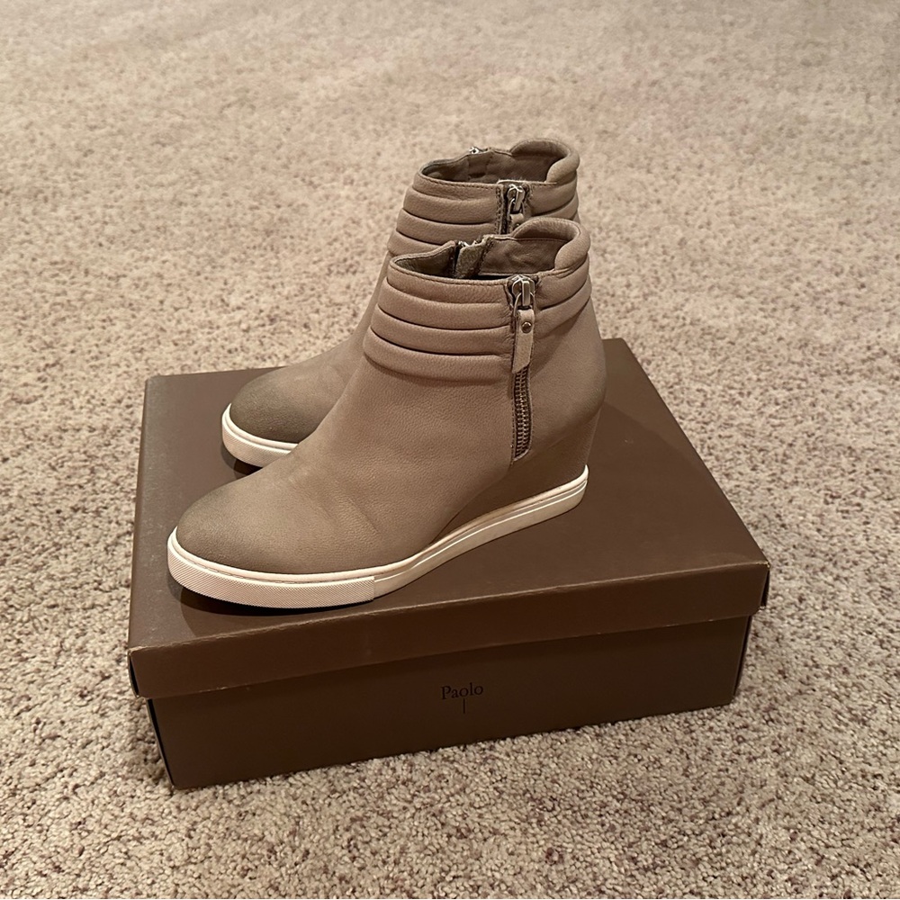 Linea Paolo Frieda - L zip up wedges with sneaker bottom - Picture 3 of 8